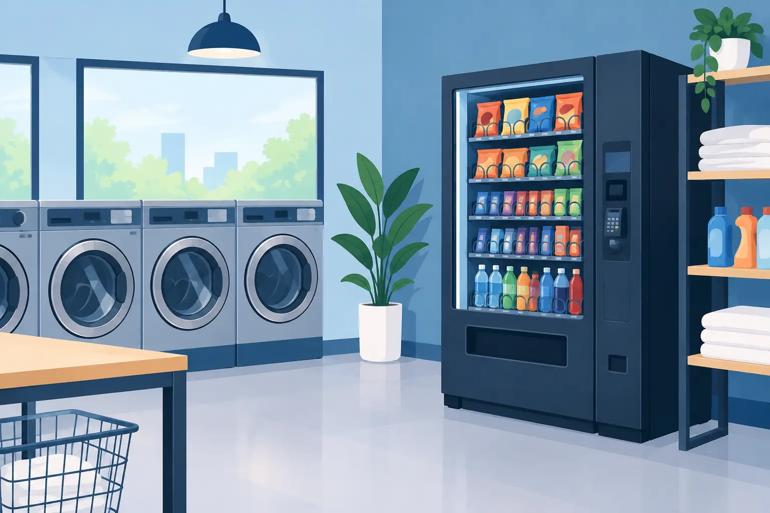 Laundromat Vending Machines That Earn Their Space