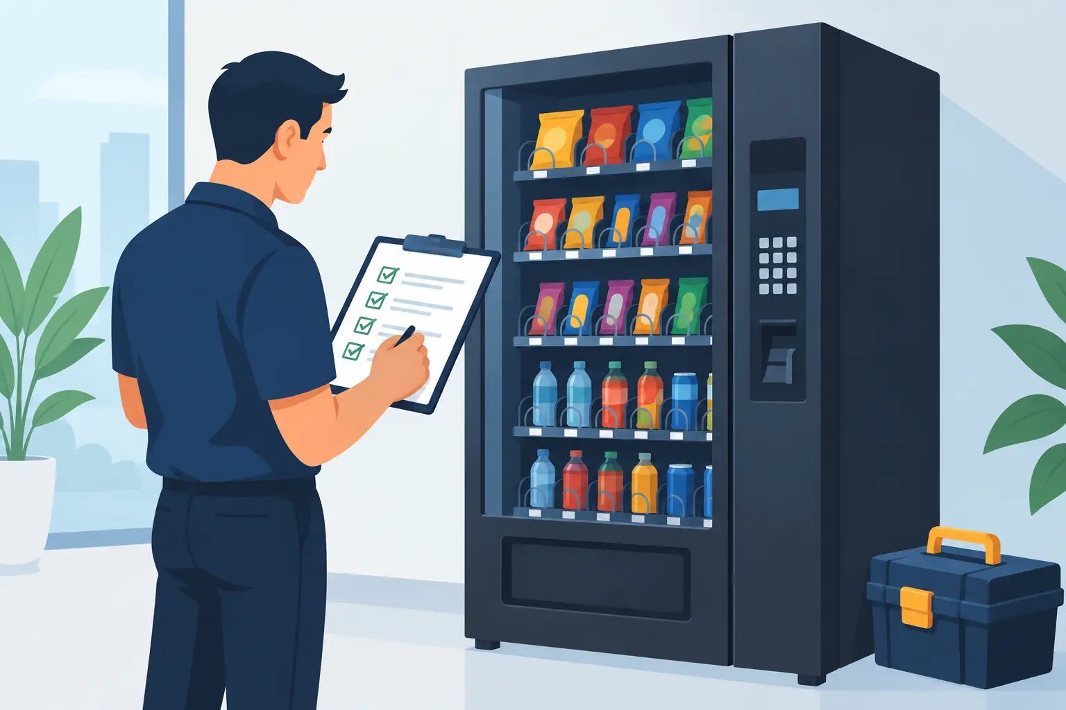 Used Vending Machine Inspection Checklist
