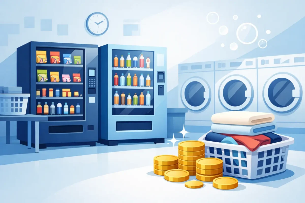 Vending Machines for Laundromats That Earn